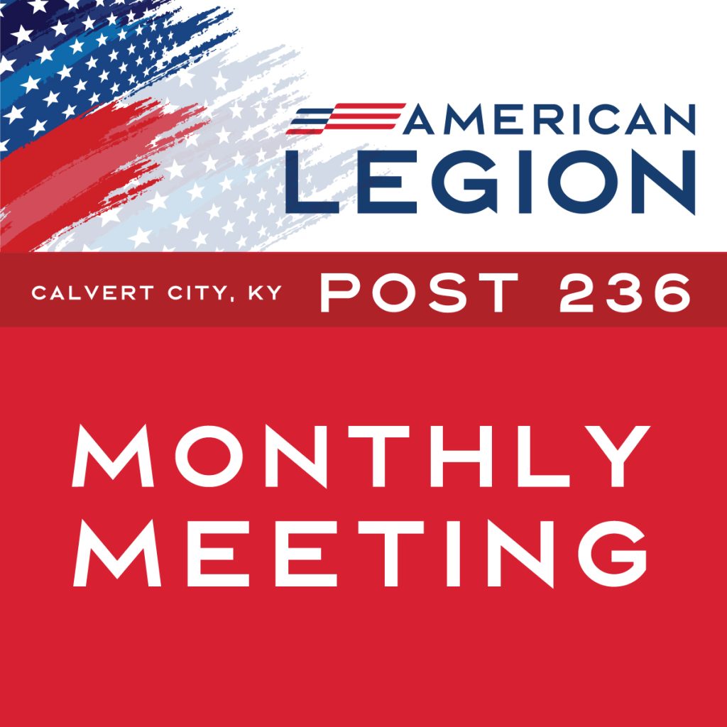 American Legion Post 236 Monthly Meeting